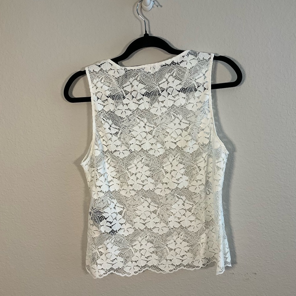 The Kooples White Tank Top - Picture 2 of 3
